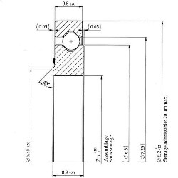 Economical bearing SD 1428XZRY