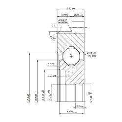 ETA 2824 compatible bearing SD 1754XZRY-09