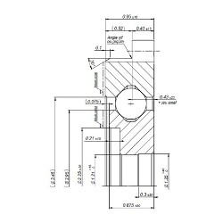 ETA 2824 compatible bearing SD 1754XZRY-19
