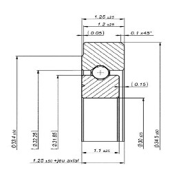 Roulement Titan SD 1809XZRY